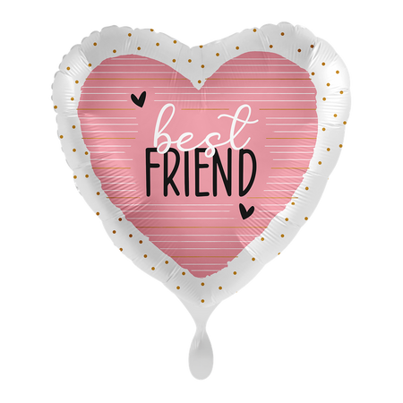 Best Friend balon foliowy serce 18 cali