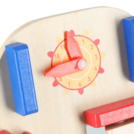 Pchacz dla dziecka chodzik drewniany kostka edukacyjna 6w1