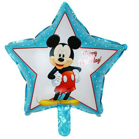 MYSZKA MICKEY balon foliowy Gwiazdka 18 cali
