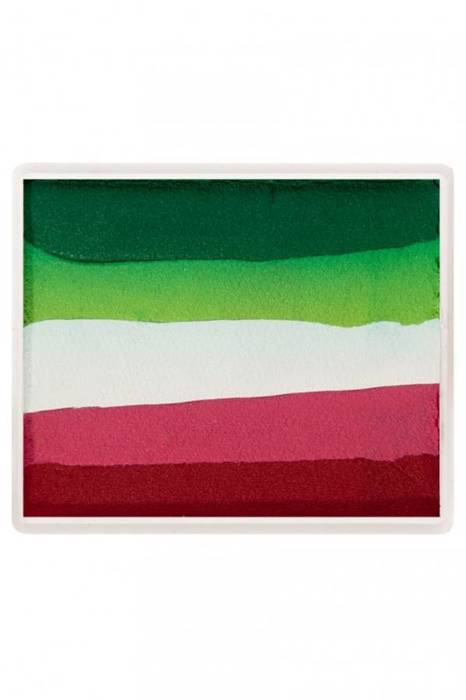 Farba do twarzy Rainbow Cake 50 g Light Red/ Coral Pink/ White/ Light Green/ Green PartyXplosion