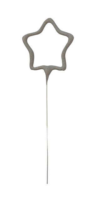 Zimne ognie kształt gwiazdka srebrna