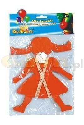 Girlanda Dziewczynka różnokolorowa