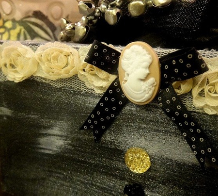 Tasiemka satynowa 3 m Anita's KROPKI