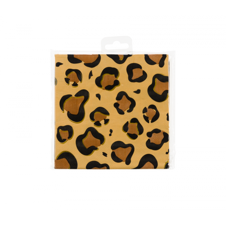 Serwetki papierowe Safari lampart cętki 32x32 cm 16 szt.