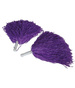Pompony Cheerleaderki FIOLETOWE 2 szt.