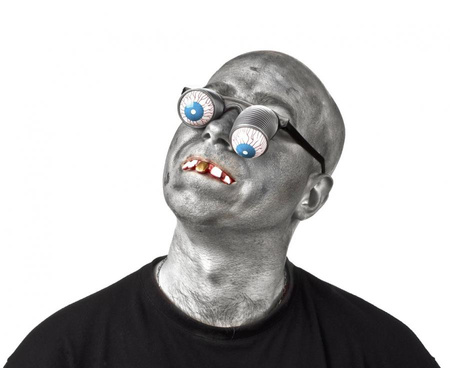 Okulary "Wychodzące gały" wypadające oczy