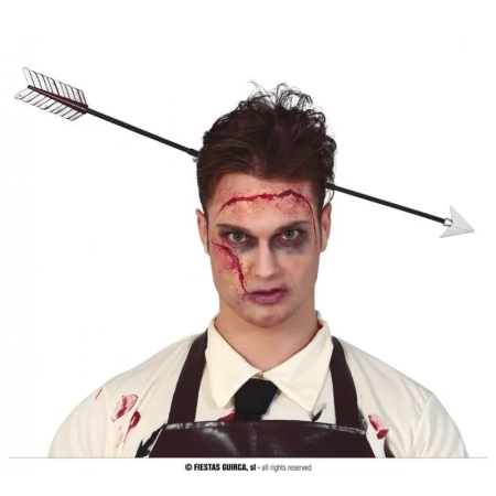 Strzała w głowie opaska na Halloween