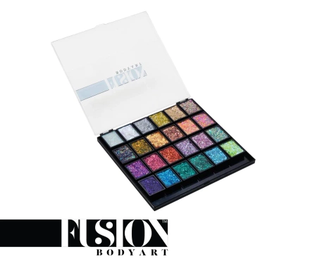Brokat profesjonalny FUSION VIVID Magic Sparkles - paletka 192g