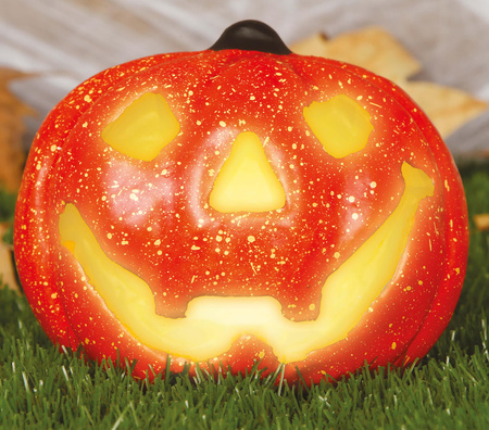 Lampion Dynia Dekoracyjny świecący Halloween 11 cm