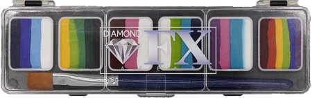 Paletka farb do twarzy Splitcake SHINE Essential Diamond FX 6x6g