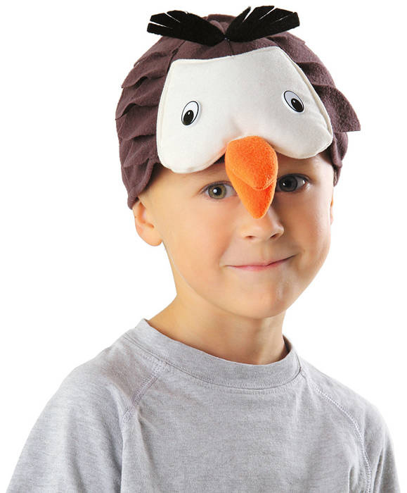 Czapka Sowa sówka Mądra Głowa