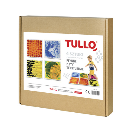 Ścieżka Sensoryczna płytki z cieczą fakturowe 30x30 cm zestaw 4 szt.