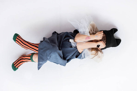 Tatuaże zmywalne wodne na halloween dla dzieci mix róż