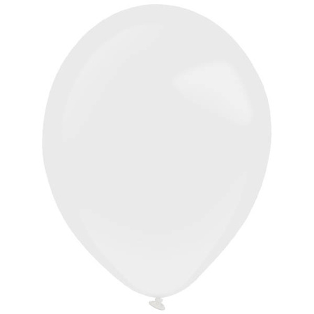 Balony lateksowe Everts Decor Line by Amscan 5 cali 100 szt. Frosty White