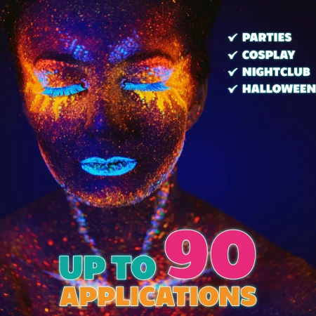 KrazeFX Paletka farb do malowania twarzy i ciała - Neon UV