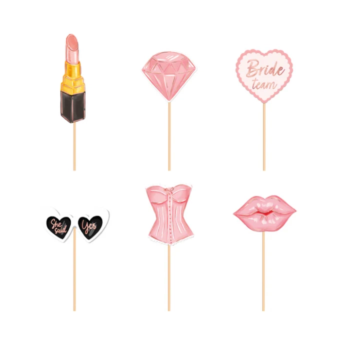 Toppery Bride to be Wieczór Panieński zestaw 6 szt.