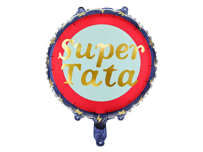 Balon foliowy SUPER TATA Dzień Ojca 45 cm 1 szt.