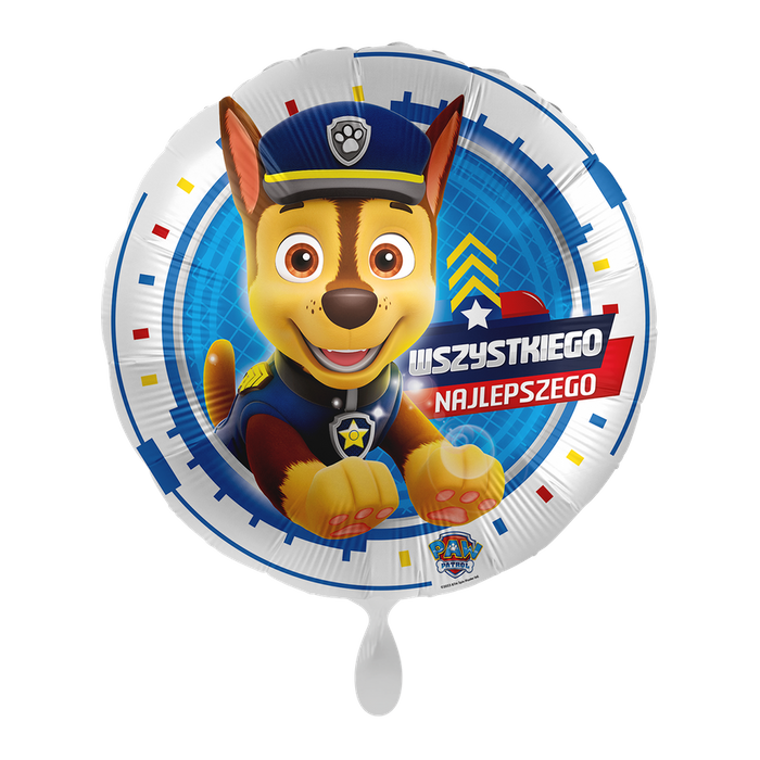 Balon foliowy Psi Patrol CHASE 45 cm