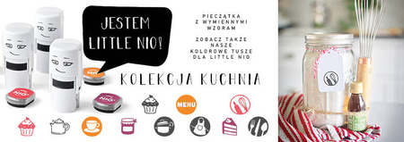 Pieczątka samotuszująca Little NIO - kuchnia
