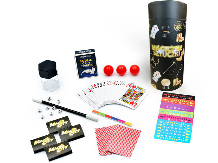 Magiczne Sztuczki Fun Magic 101 sztuczek Czarna Tuba