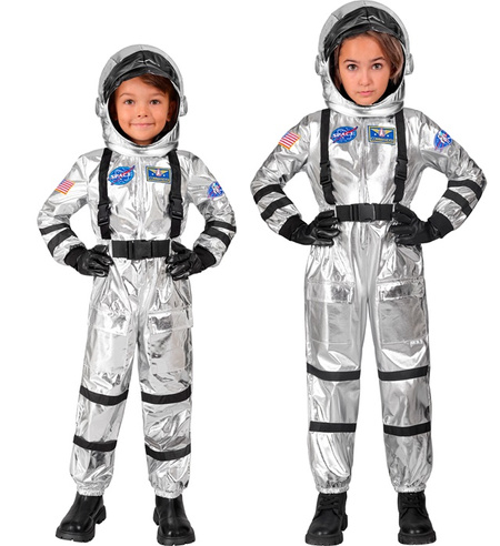 Astronauta srebrny strój dla dzieci