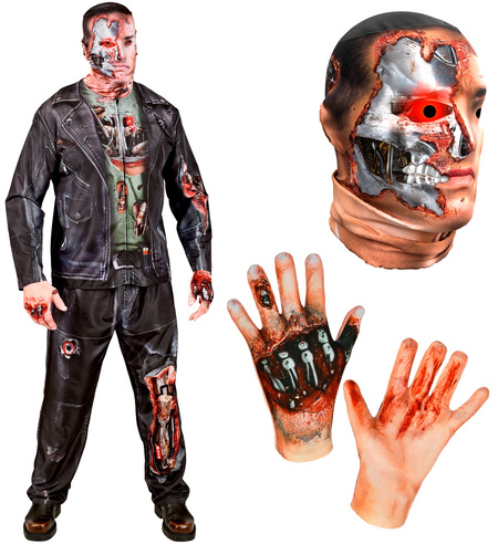 Cyborg szybki strój dla dorosłych Halloween