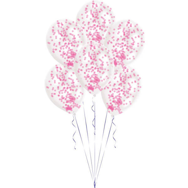 Balony Wybuchowe Konfetti 11 cali 6 szt
