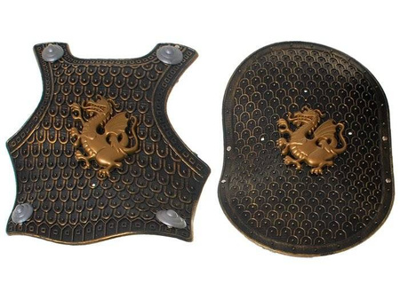 Zestaw dla Rycerza hełm tarcza miecz