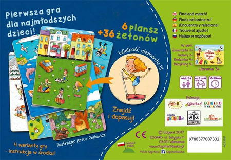 ŚWIAT 3+ GRA LOTERYJKA KAPITAN NAUKA