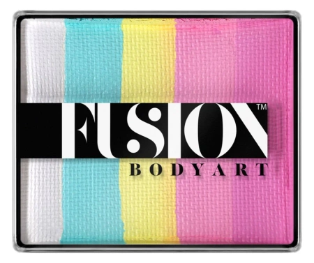 FUSION Body Art Rainbow Split Cake farba do malowania twarzy i ciała 50 gram/ dokończyć