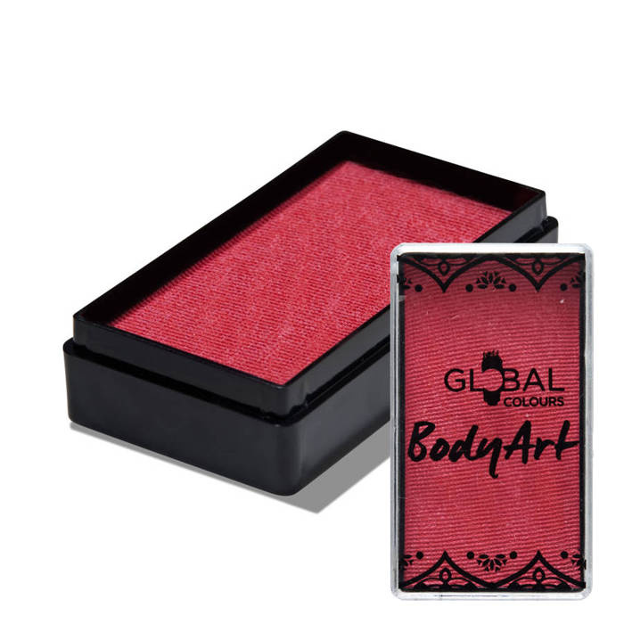 Global Colours farba do twarzy i ciała prostokątna 20g Pink