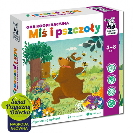 Gra Kooperacyjna Miś i pszczoły 3-8 lat