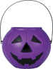 Koszyk na słodycze wiaderko DYNIA okrągłe fioletowe Halloween