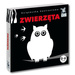 KSIĄŻECZKA KONTRASTOWA ZWIERZĘTA GRA EDUKACYJNA KAPITAN NAUKA