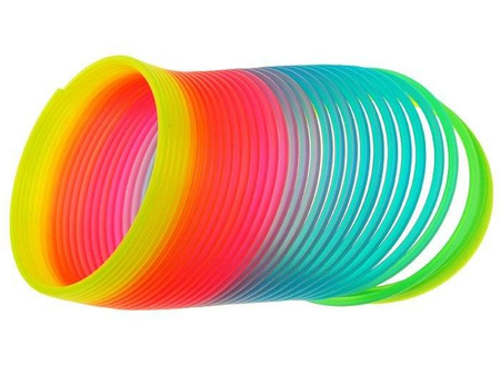 Sprężyna tęczowa perłowa do zabawy