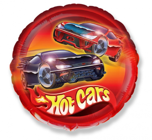 Hot Cars samochody auta Balon foliowy 18"