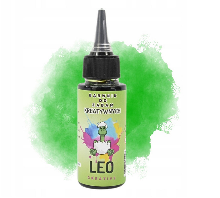 Barwnik w płynie ZIELONY - 50 ml - Leo Creative