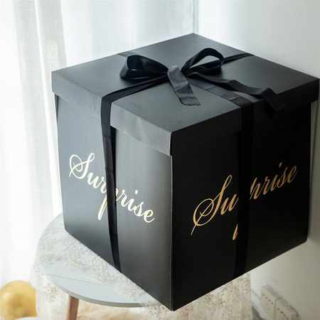 Pudełko na prezent BOX Surprise 50x50x50 cm różne kolory