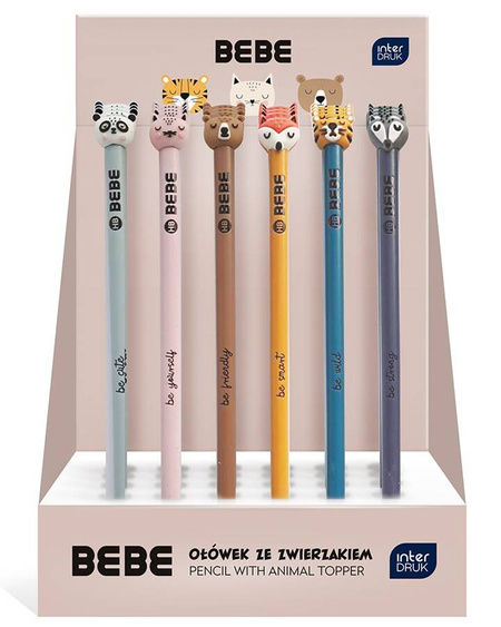 Ołówek HB Zwierzątka 1 szt. girls boys mix