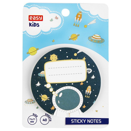 Karteczki kartki samoprzylepne okrągłe mix wzorów