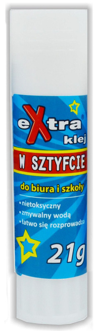 Klej w sztyfcie 21 gram 1 szt. eXtra niebieski