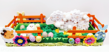 Naklejki drewniane kolorowe pisanki Wielkanocne 24 szt.