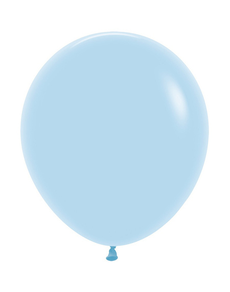 Balon lateksowy 18 cali Sempertex Solid 1 szt. Pastel Blue
