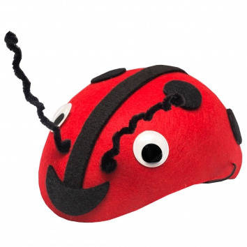 Czapka filcowa Biedronka z czółkami