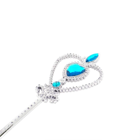 Zestaw księżniczki z bajki Diadem Berło Warkocz ELSA