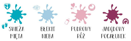 Tusz do Little NIO poduszki wymienne pastelowe