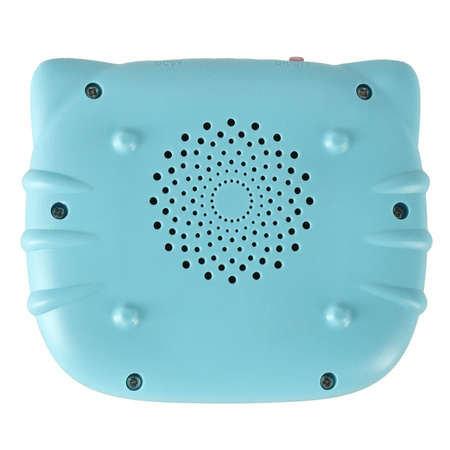 Nauka języka angielskiego czytnik kart do nauki słówek fiszki niebieski