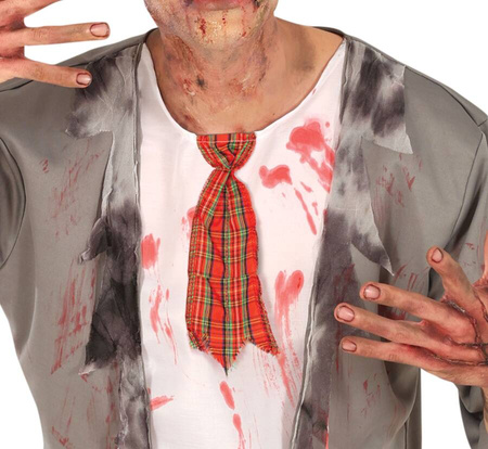 Strój dla dorosłych UCZEŃ ZOMBIE męski