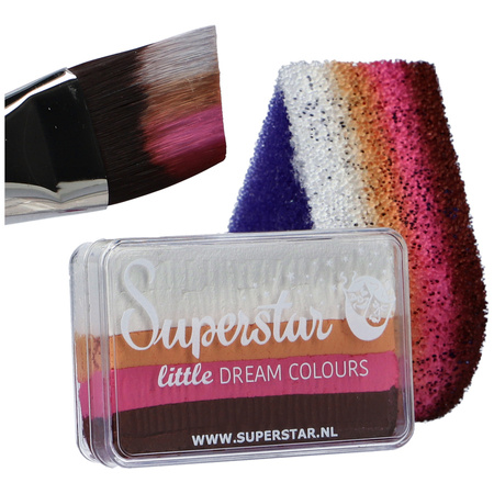 Farba do twarzy i ciała Split Cake Superstar 30g Rose