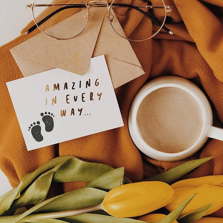 Pieczątka samotuszująca Little NIO - witaj na świecie